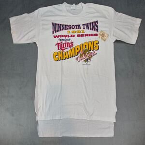 Minnesota Twins Vintage 1991 World Series Baseball Long T-Shirt Unisex